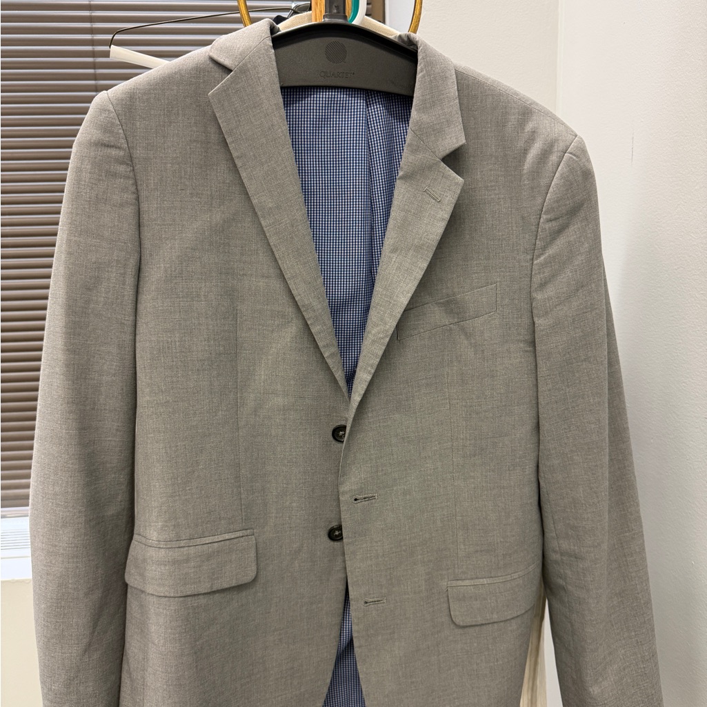 Banana Republic Light Gray Men's Blazer